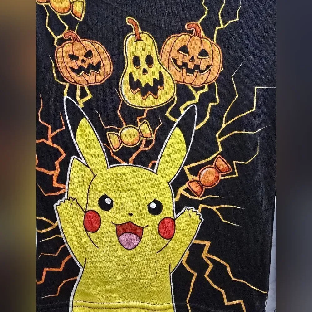 Pokemon Boys Halloween Glow in the Dark Long Sleeve Top and Pants, 2 Pc